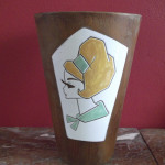 Teak vazen